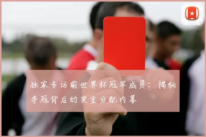 独家专访前世界杯冠军成员：揭秘夺冠背后的奖金分配内幕